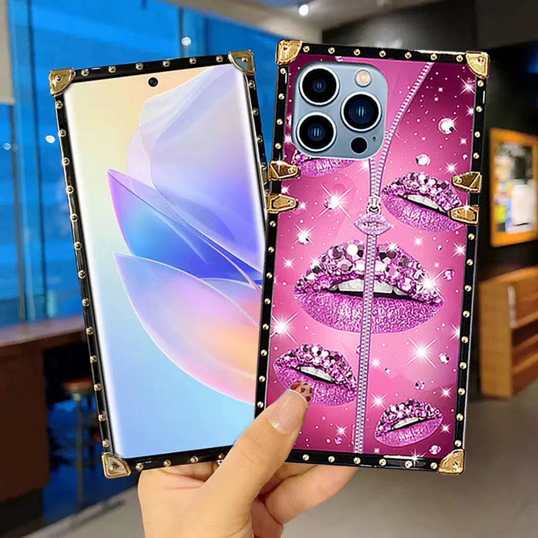 Luxury Diamond Square Phone Case for iPhone