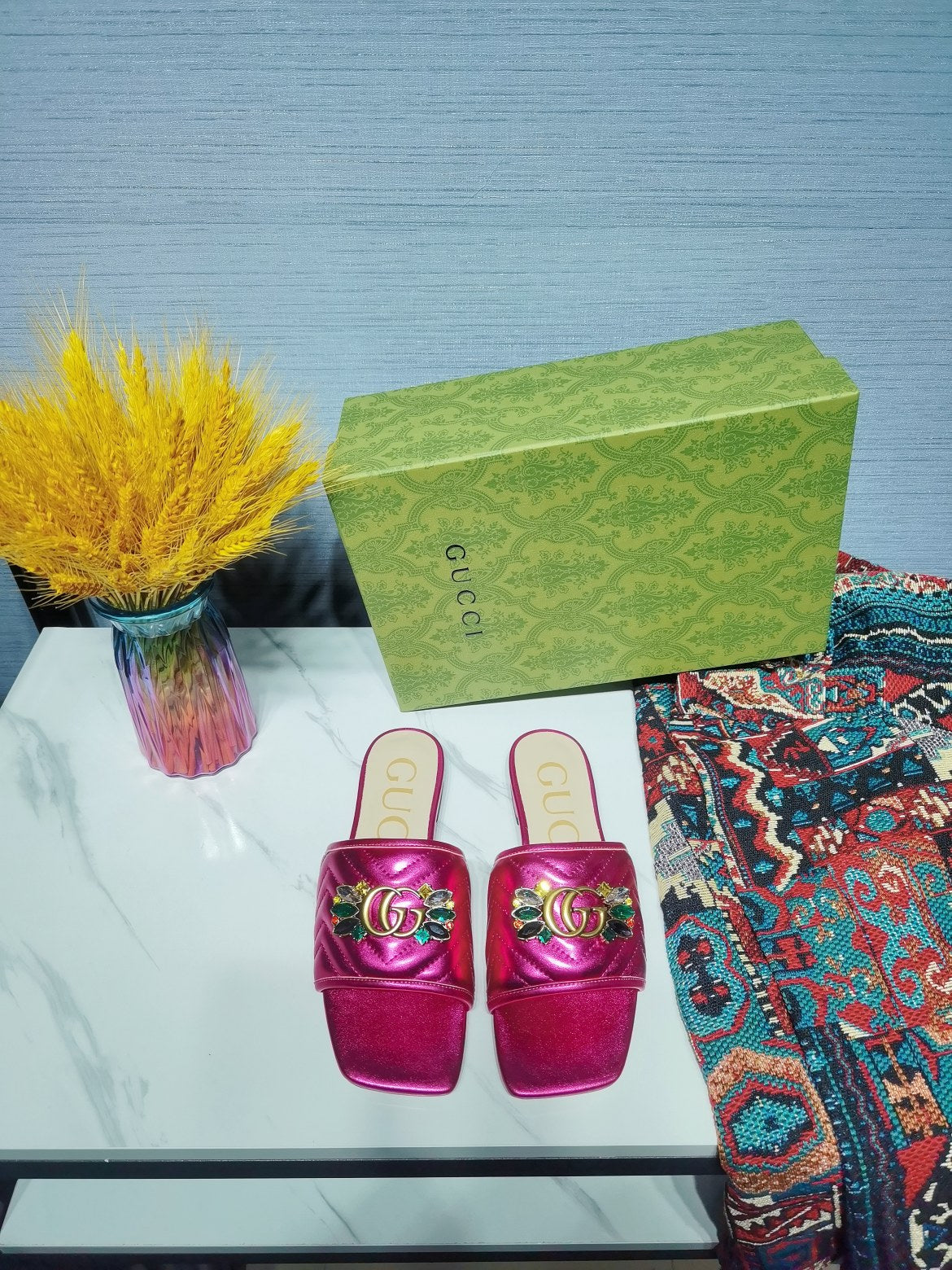 2023 GG flat sandals - S11