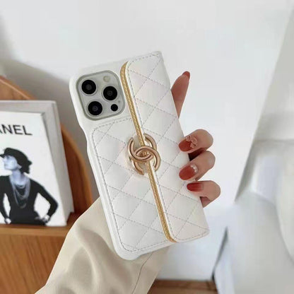 High-quality Phnom Penh leather card phone case for iPhone