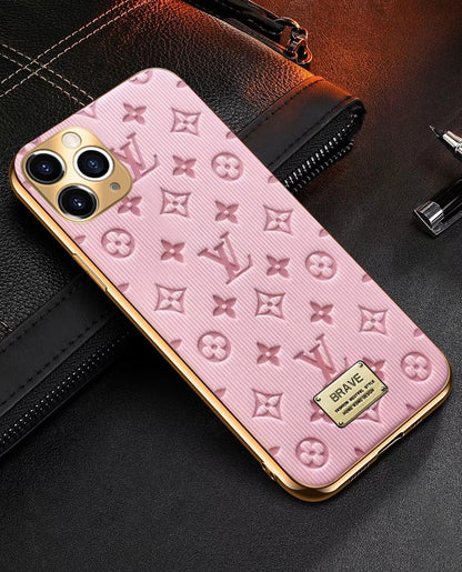 Fashion electroplating edge phone case