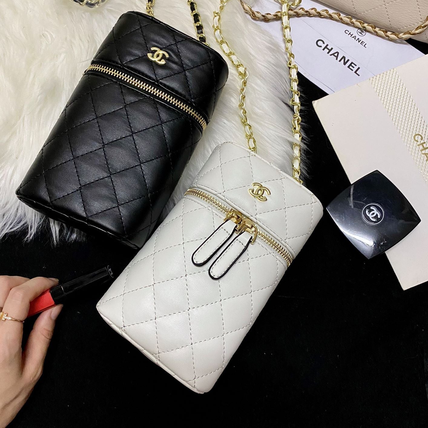 Fashion lambskin bucket bag