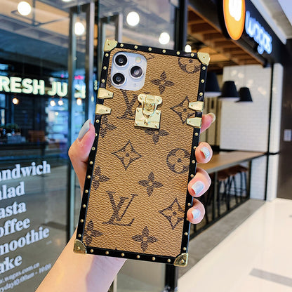 Fashion Vintage pattern square phone case for samsung