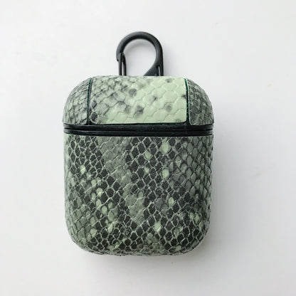 Snake skin pattern airpods case