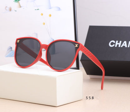 5 COLORS PURPLE LENS CAT EYES SUNGLASSES