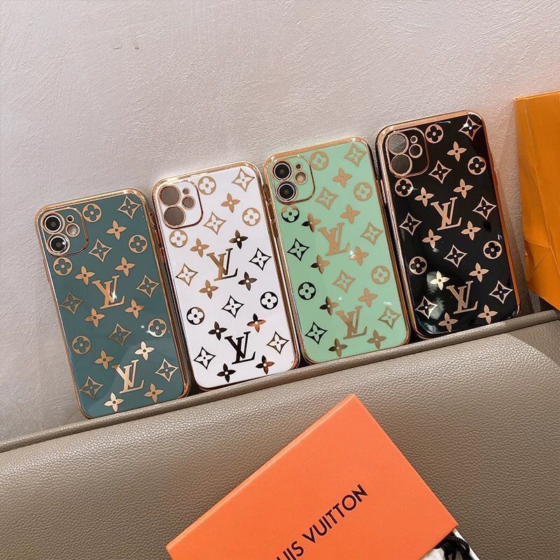 Luxury electroplating letter phone case