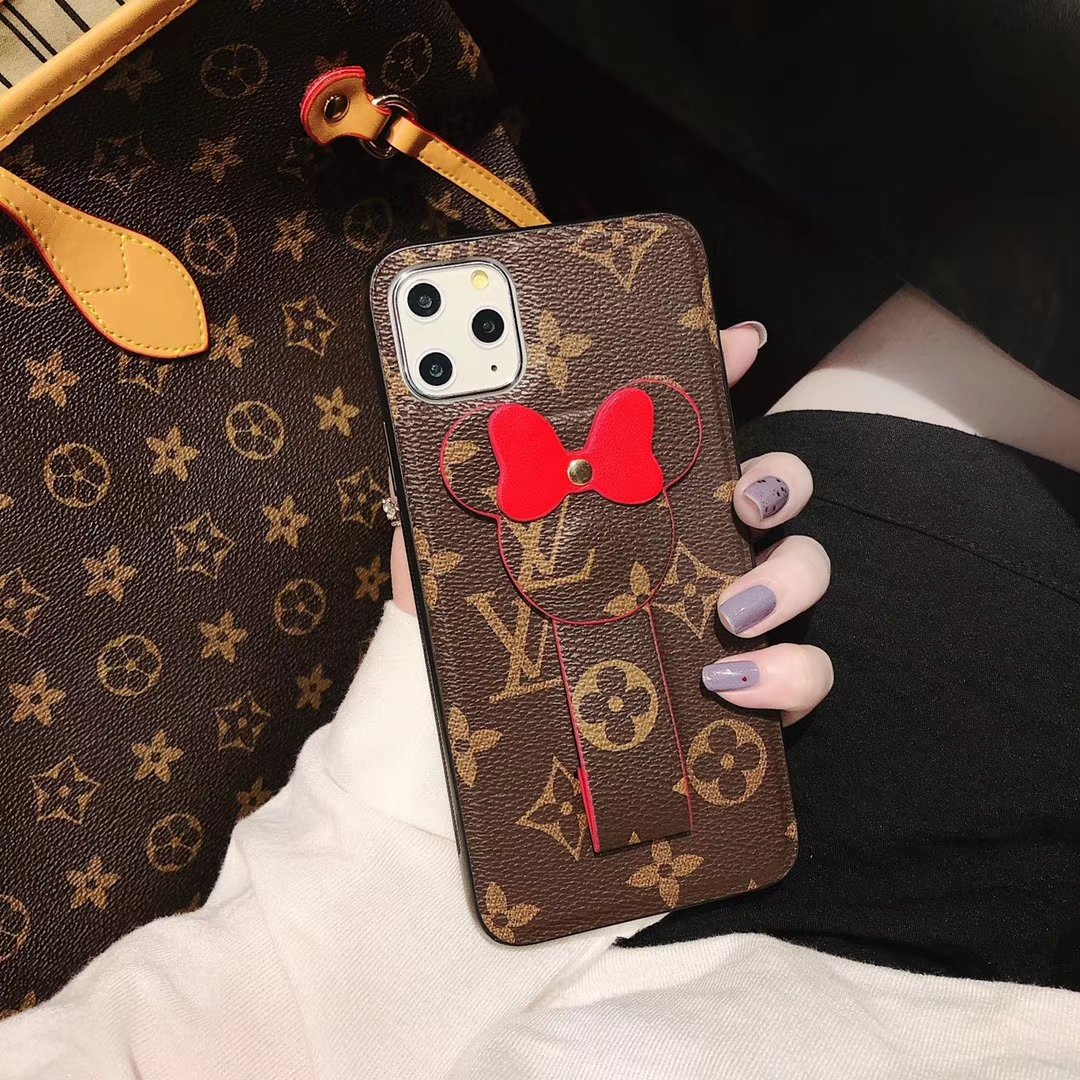 Leather bracket phone case - LVCASE