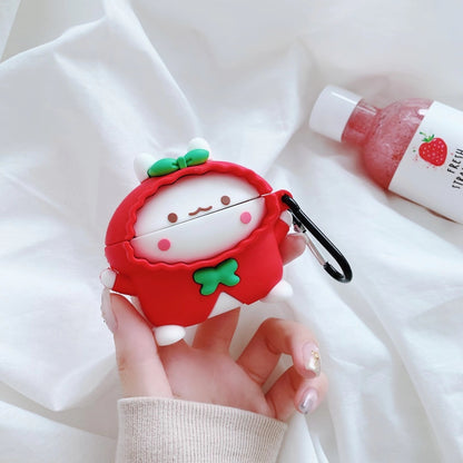 Lovely rabbit silicone Airpods case