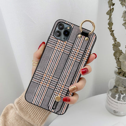Retro Check Wristband Phone Case for iphone