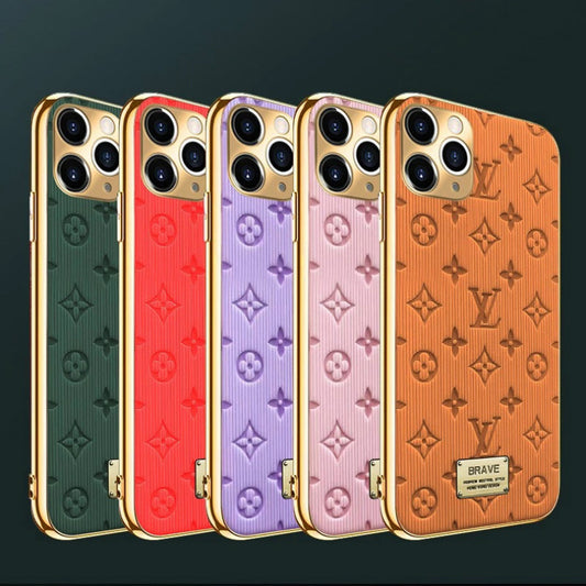 Fashion electroplating edge phone case