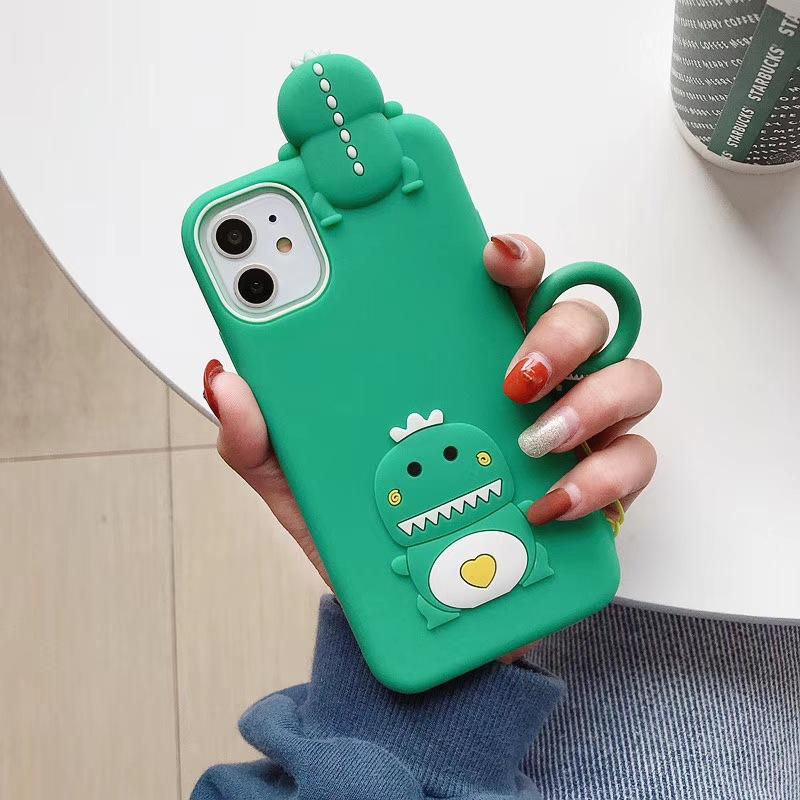 Cartoon prone dinosaur mobile phone case - LVCASE