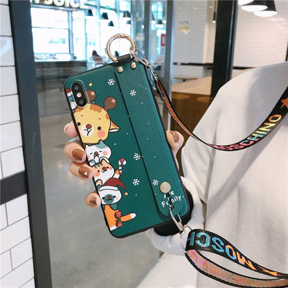 Santa Claus wristband  lanyard phone case