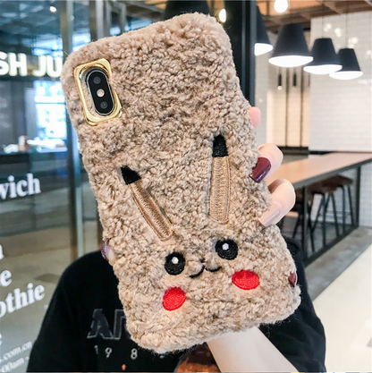 Pikachu Plush Phone Case