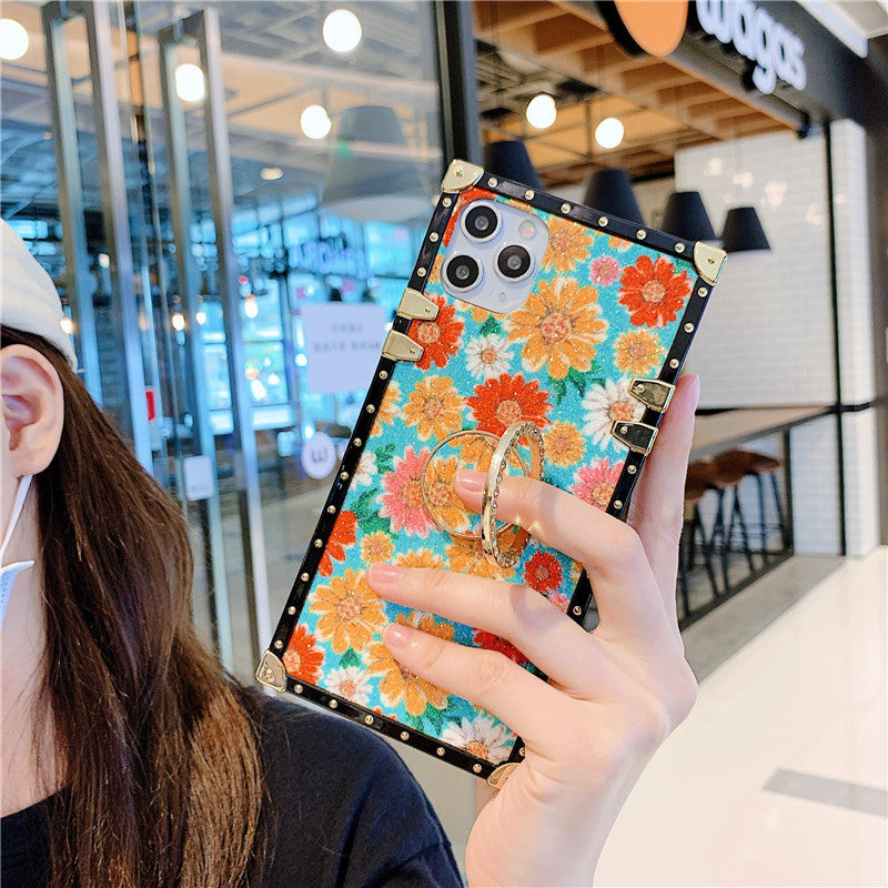 Small Daisy Square Phone Case