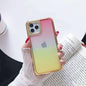 Electroplating gradient three-in-one phone case