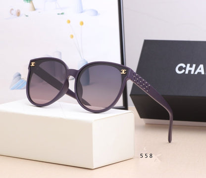 5 COLORS PURPLE LENS CAT EYES SUNGLASSES