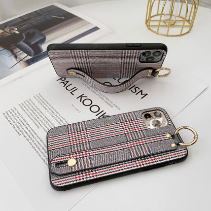 Retro Check Wristband Phone Case for iphone
