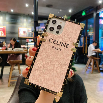 Luxury square phone case for samsung