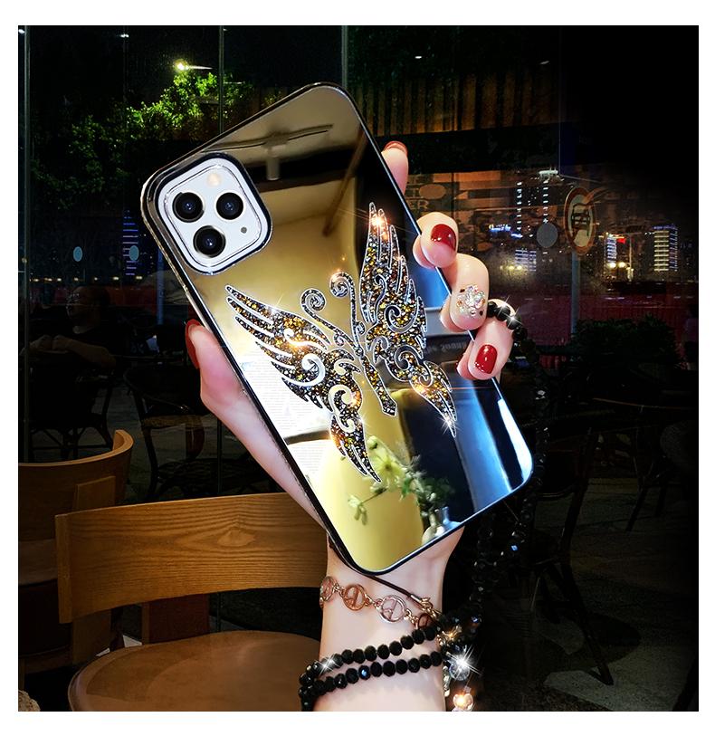 butterfly mirror phone case - LVCASE