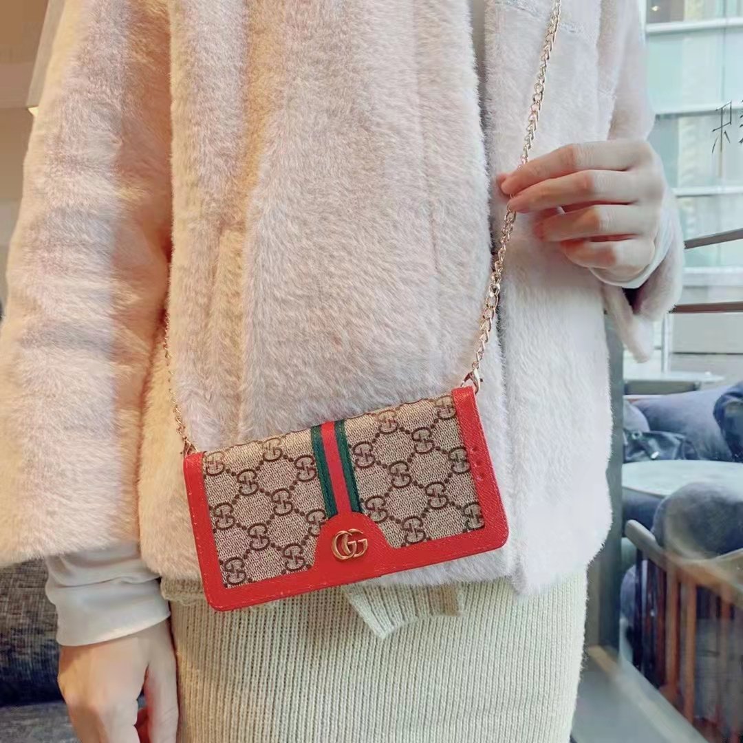 Fashion Crossbody metal Chain universal mobile phone case
