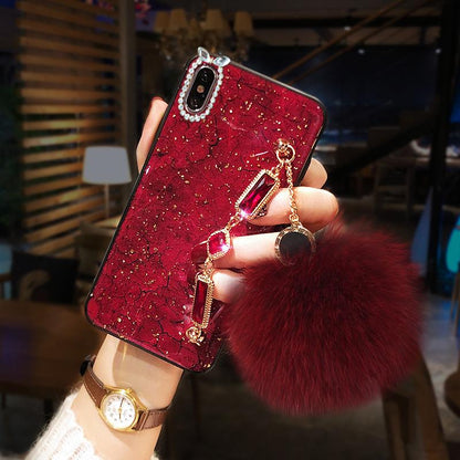 Chain hairball phone case - LVCASE