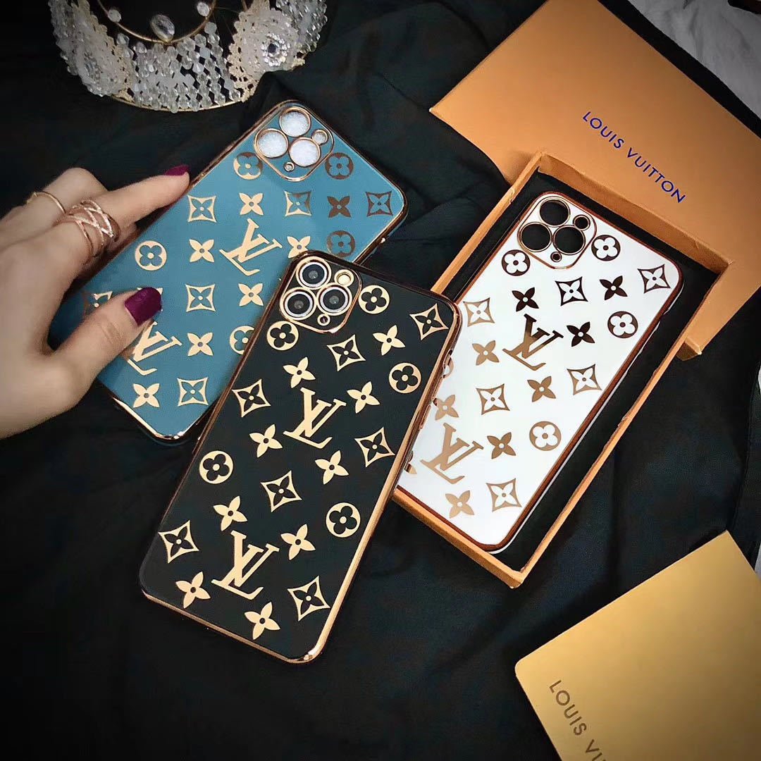 Luxury electroplating letter phone case