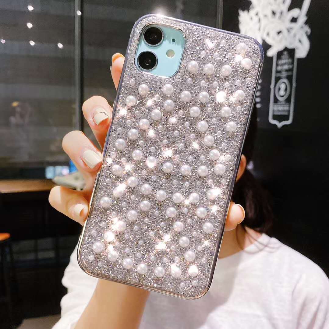 Pearl Rhinestone Phone Case
