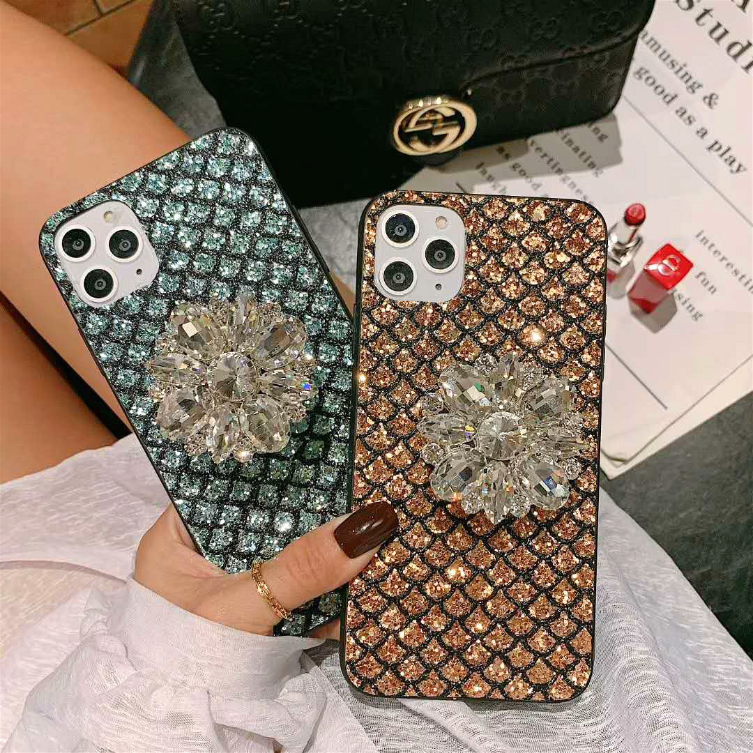 Flash Drilling Bracket Phone Case