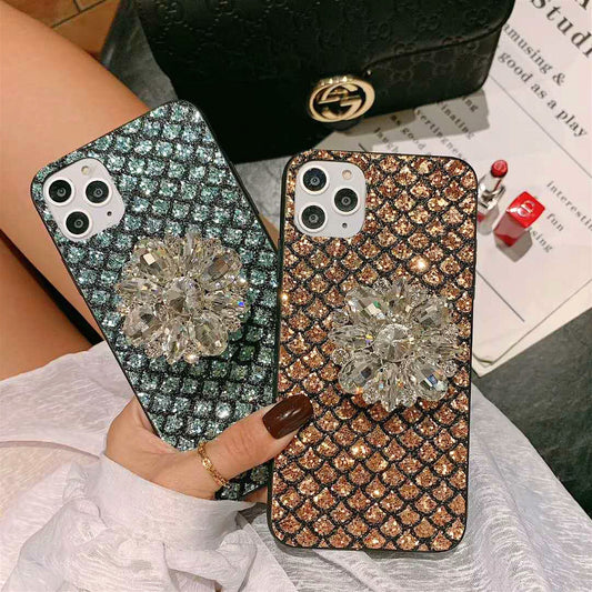 Flash Drilling Bracket Phone Case
