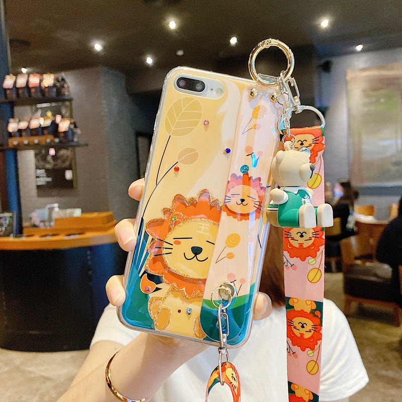 slant straddle back wristband  phone case
