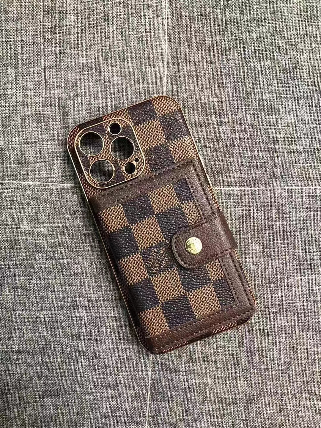 Fashion Card Holder phone case for iPhone
