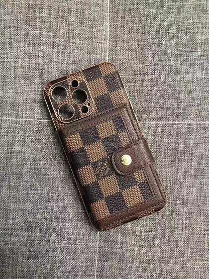 Fashion Card Holder phone case for iPhone
