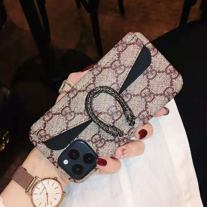 Card bracket coin purse phone case
