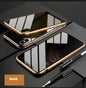 Magnetic tempered glass case