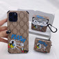 Animated Donald Duck phone case and Airpods case