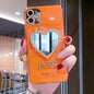 Cute Diamond Mirror Silicone Case - LVCASE
