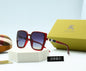 5 COLORS STRIPE DECORATION SQUARE POLARIZED SUNGLASSES