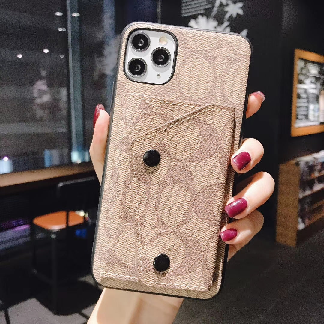 Coin purse leather phone case