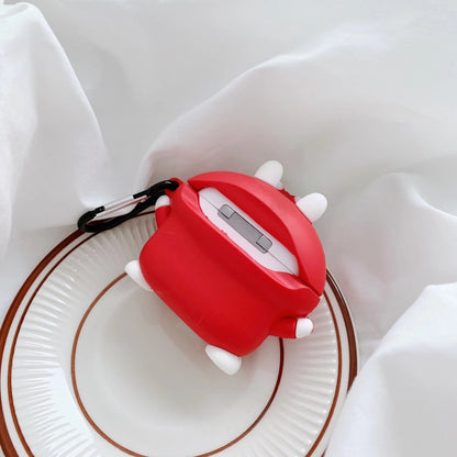 Lovely rabbit silicone Airpods case