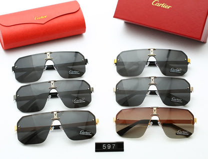 6 COLORS THIN METAL FRAME POLARIZED SUNGLASSES