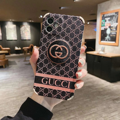 Fashion embroidered anti-drop phone case