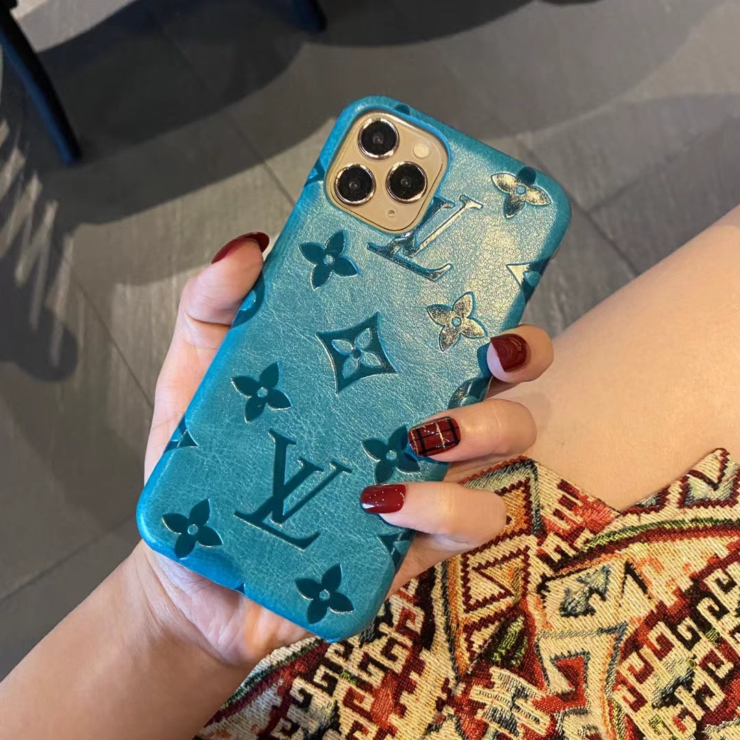 Luxury leather phone case