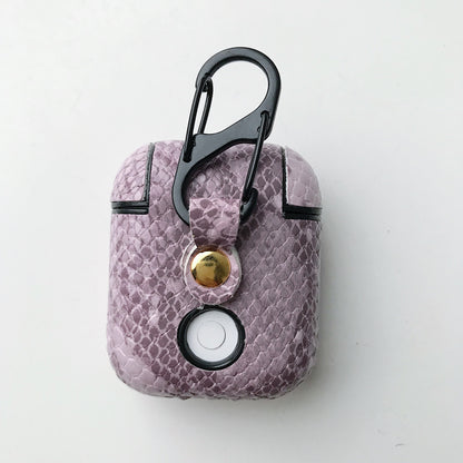 Snake skin pattern airpods case