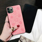 Leather frosted mobile phone case