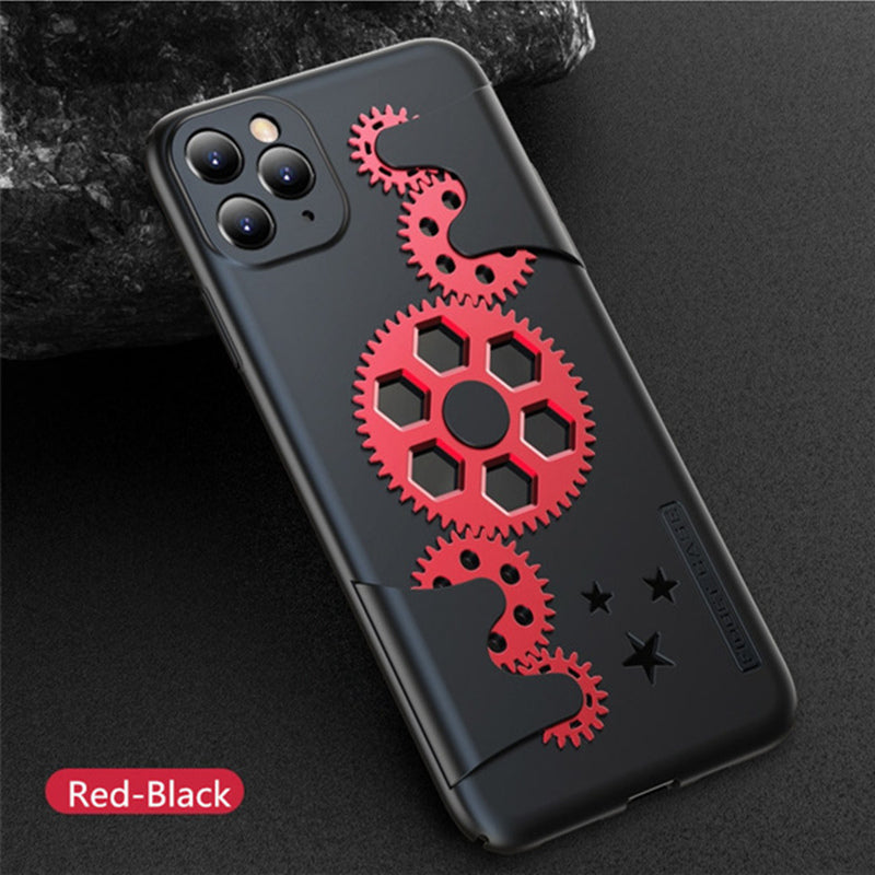 Mechanical gear phone case