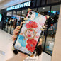 Fashion flowers square phone case for iphone