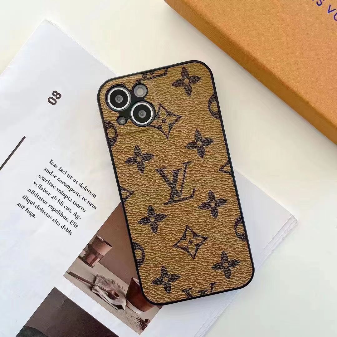 Vintage leather phone case