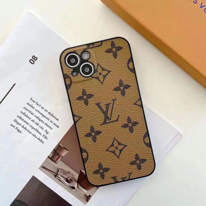 Vintage leather phone case
