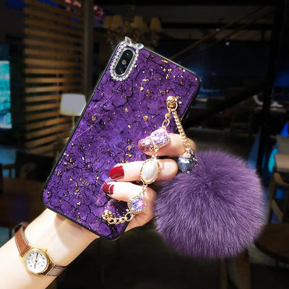 Chain hairball phone case - LVCASE