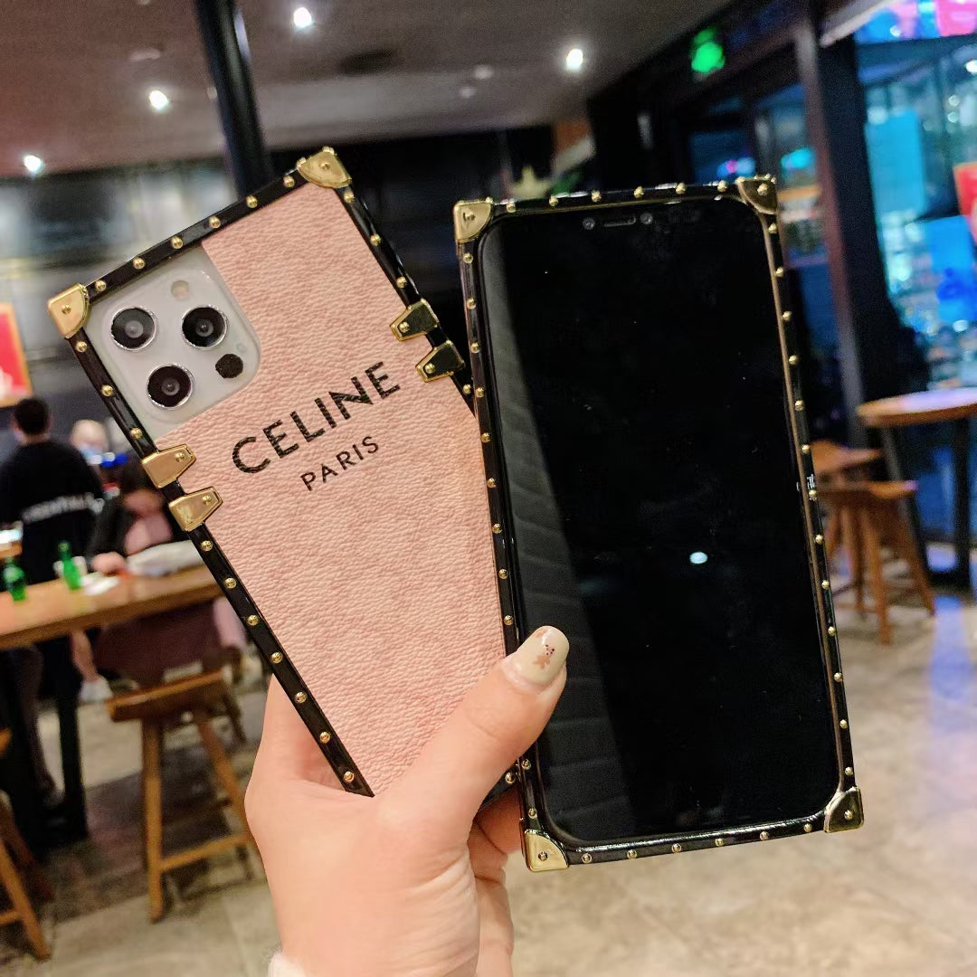 Luxury square phone case for iphone