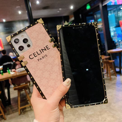 Luxury square phone case for iphone